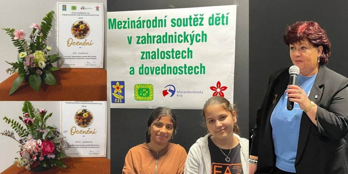 Mezinárodní soutěž dětí v zahradnických dovednostech ZŠ Jarošova
