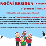 Vánoční besídka 1. stupně ZŠ Jarošova