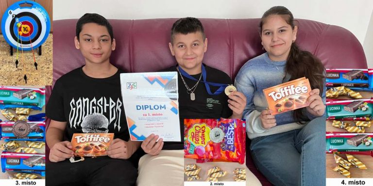 Vánoční šíp – lukostřelecká soutěž na ZŠ Jarošova