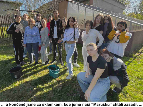 Den Země oslavili deváťáci zasazením ovocného stromu 03